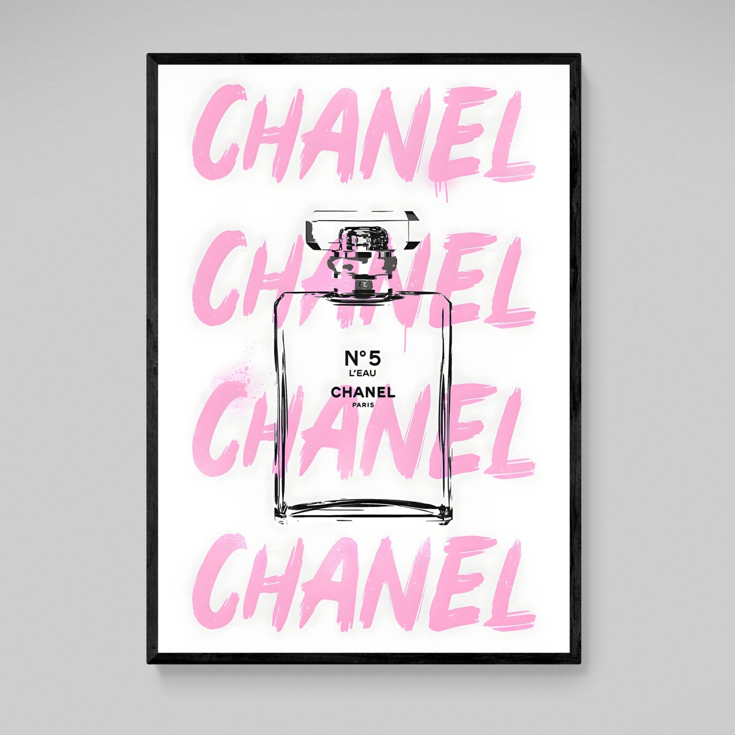 Pink Chanel Canvas - Luxury Art Canvas