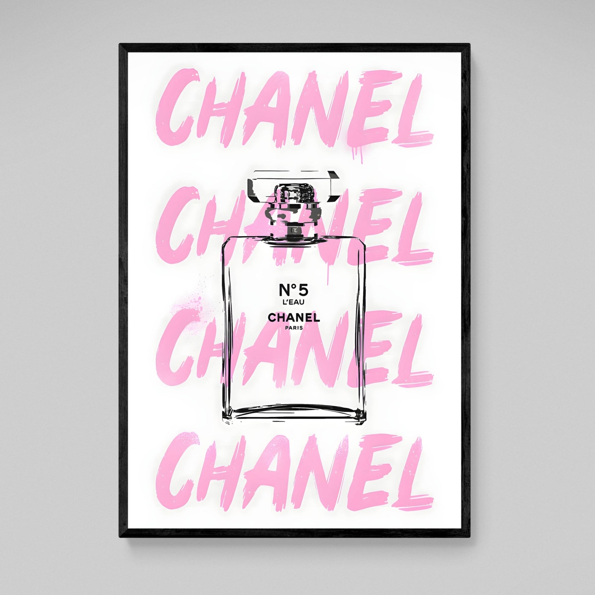 Pink Chanel Canvas - Luxury Art Canvas