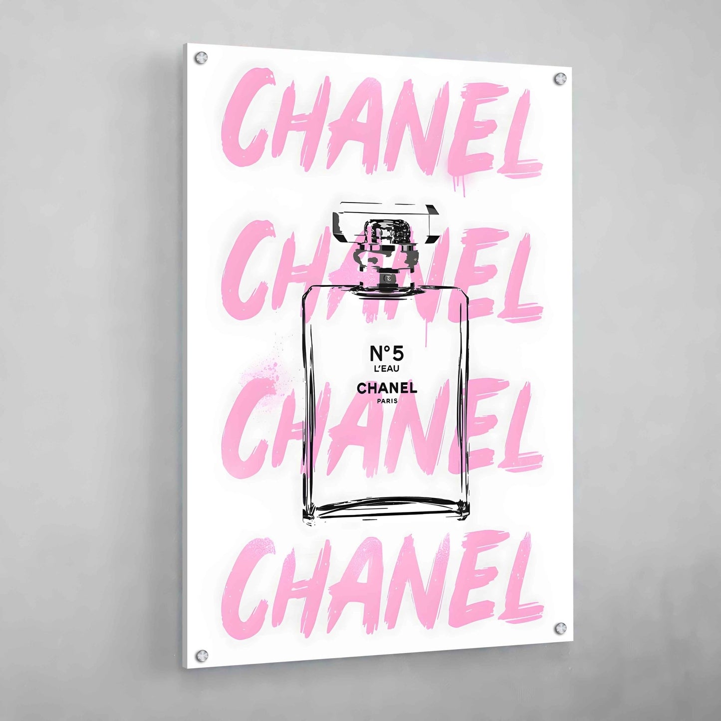 Pink Chanel Canvas - Luxury Art Canvas