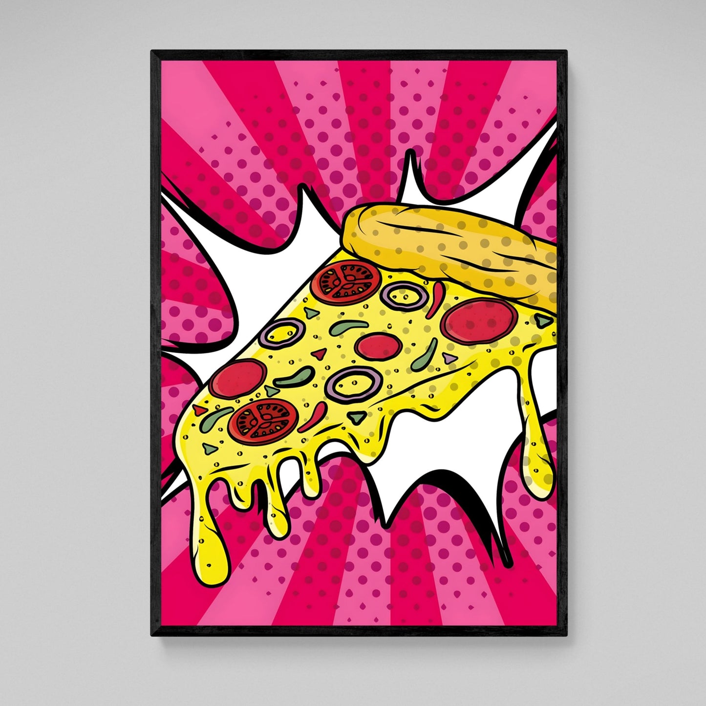 Pizza Pop Art Canvas - Luxury Art Canvas