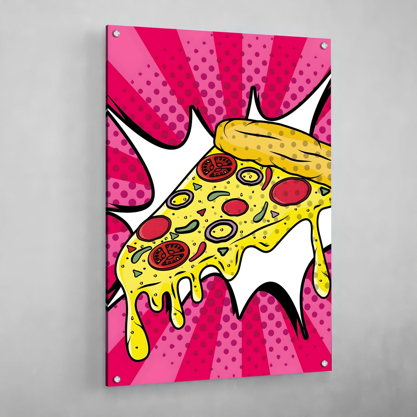 Pizza Pop Art Canvas - Luxury Art Canvas