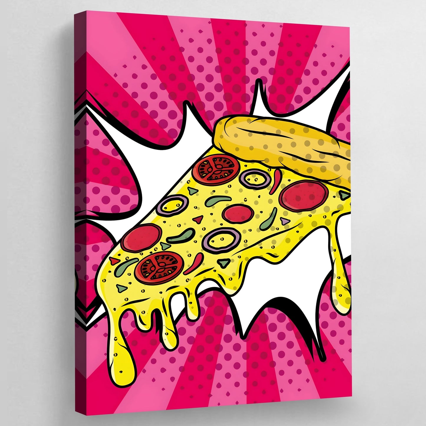 Pizza Pop Art Canvas - Luxury Art Canvas