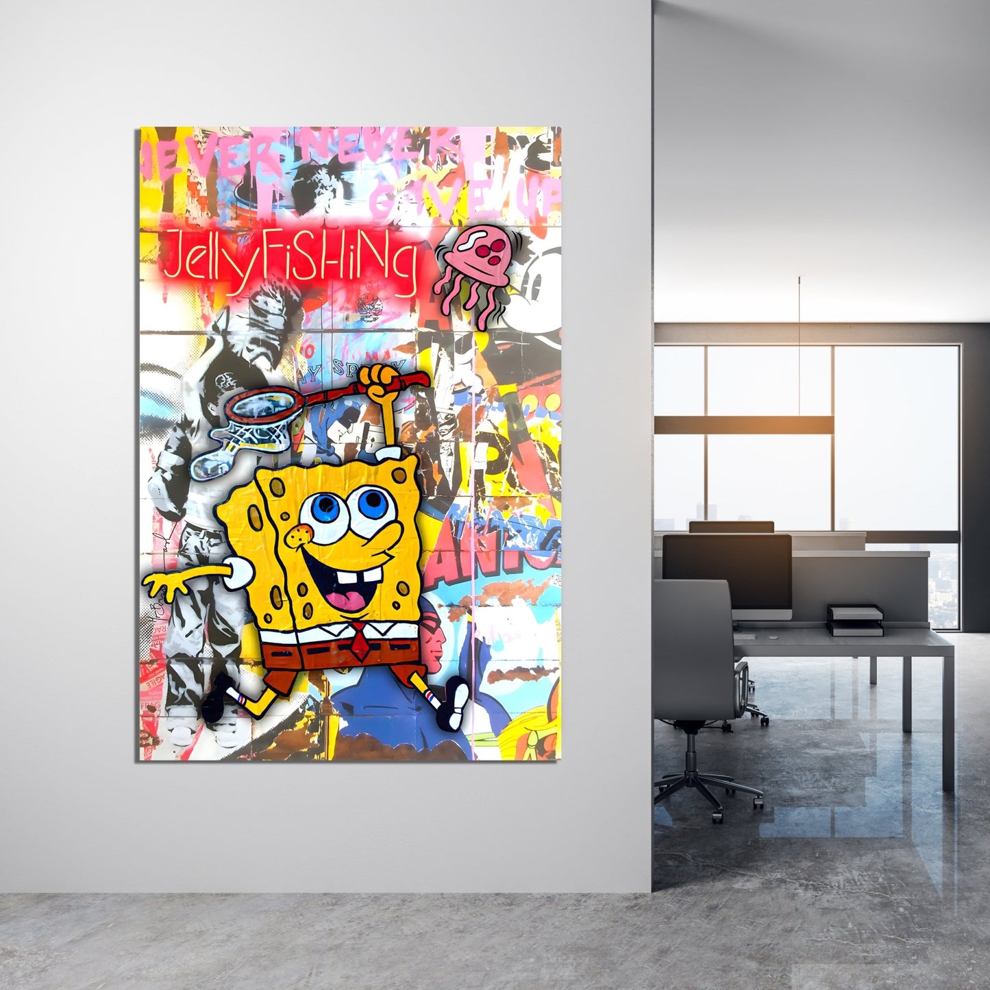 Pop Art Cartoon Canvas - Luxury Art Canvas