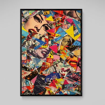 Pop Art Collage Canvas - Luxury Art Canvas