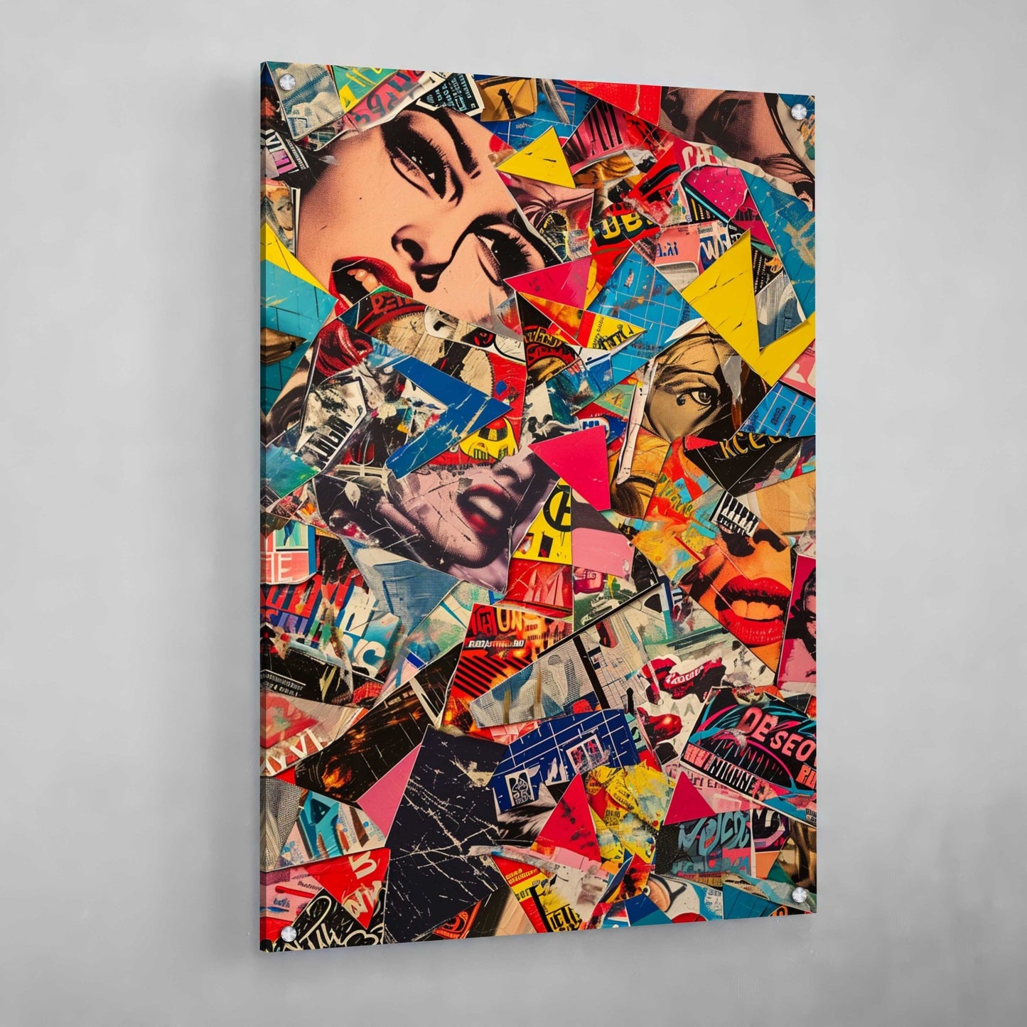 Pop Art Collage Canvas - Luxury Art Canvas