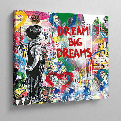 Pop Art Graffiti Canvas Art - Luxury Art Canvas