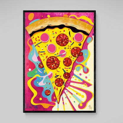 Pop Art Pizza Canvas - Luxury Art Canvas