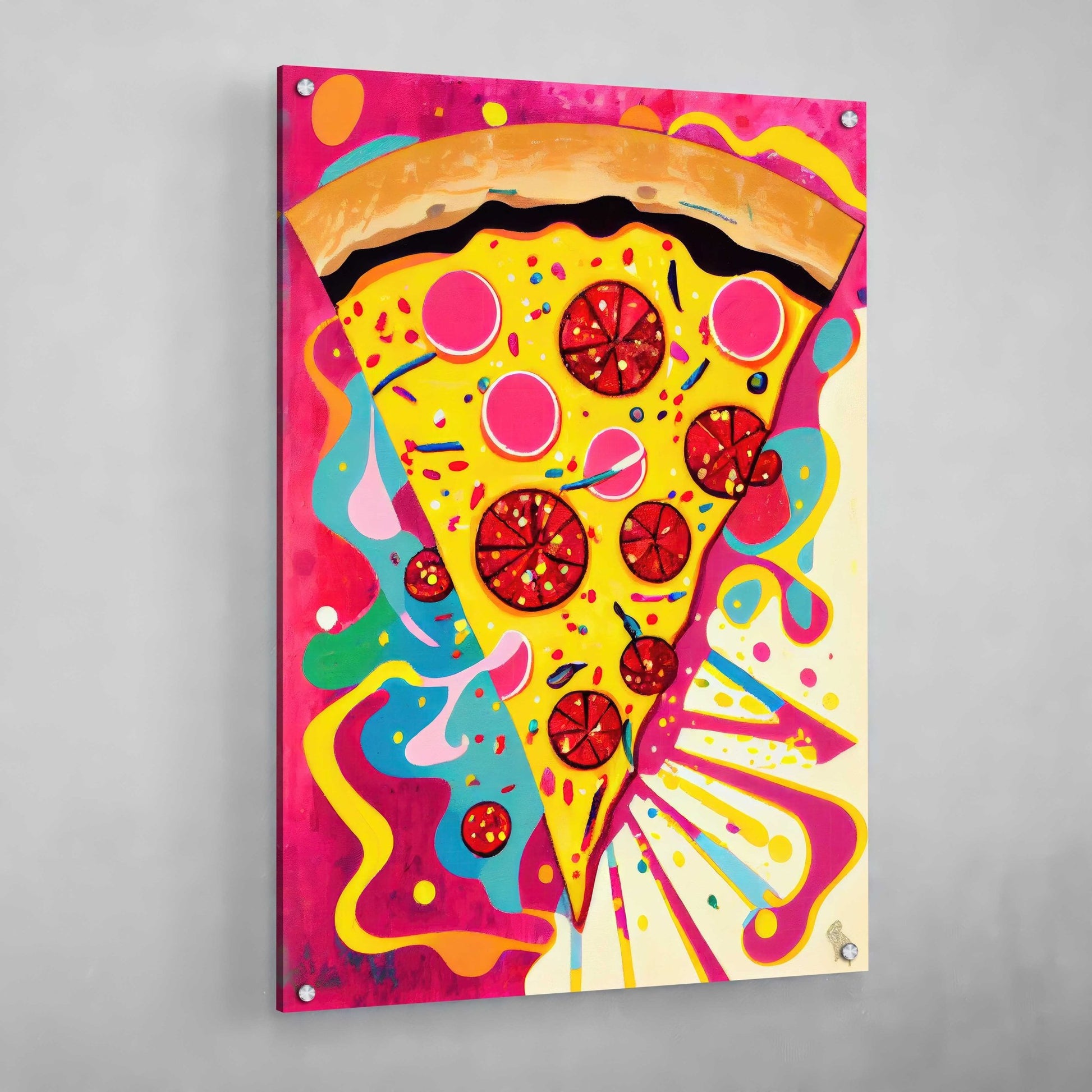 Pop Art Pizza Canvas - Luxury Art Canvas