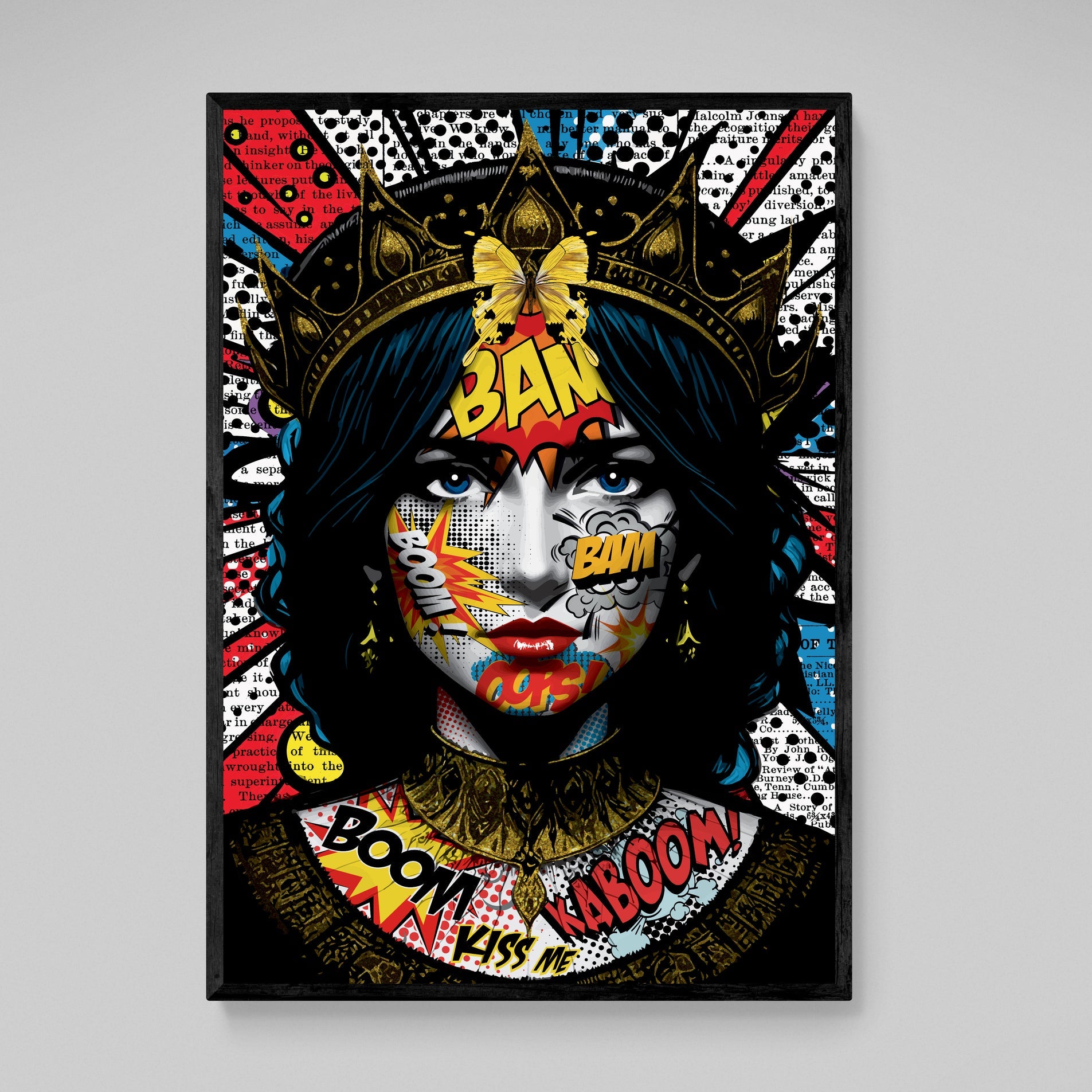 Pop Art Woman Canvas - Luxury Art Canvas