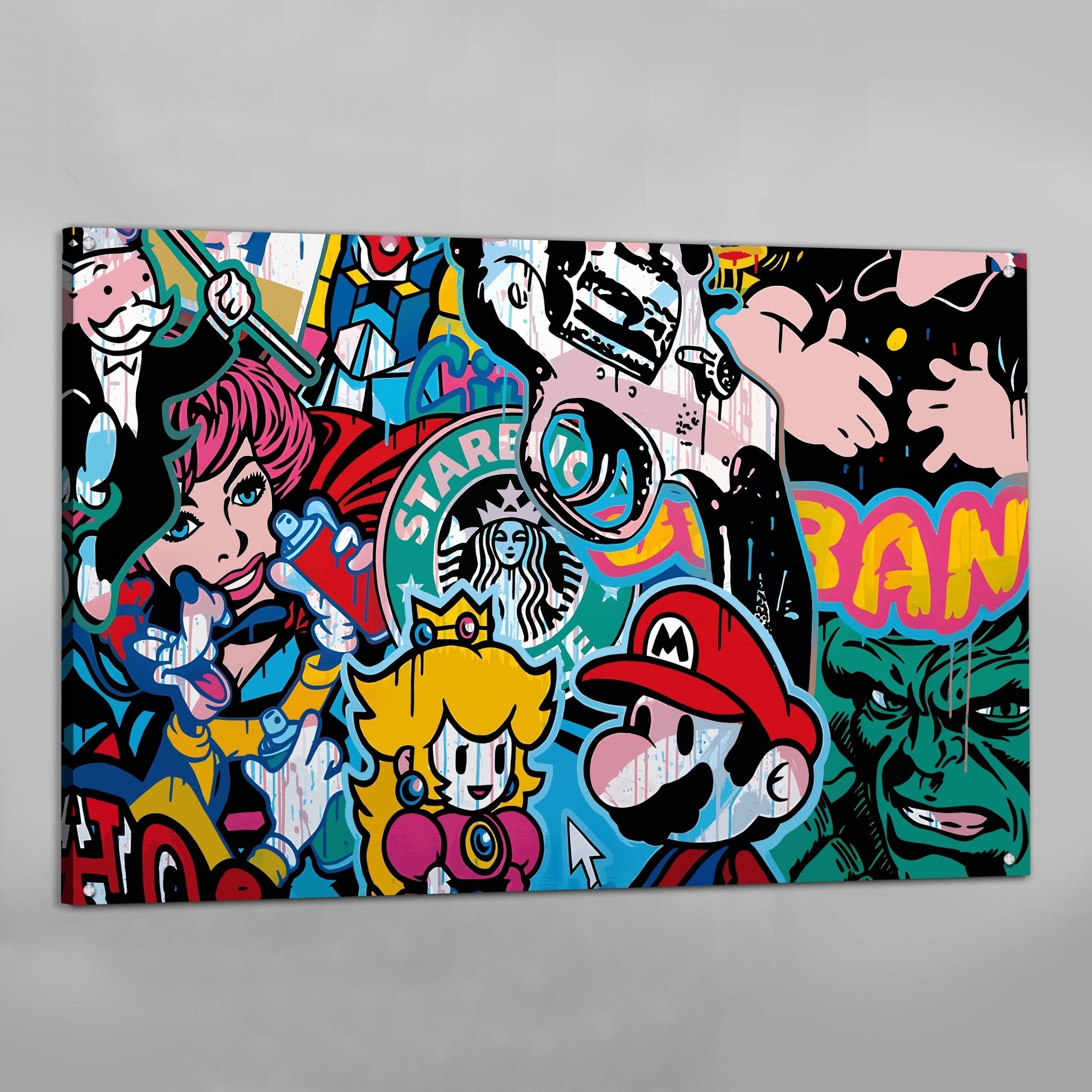 Pop Culture Canvas Wall Art - Luxury Art Canvas