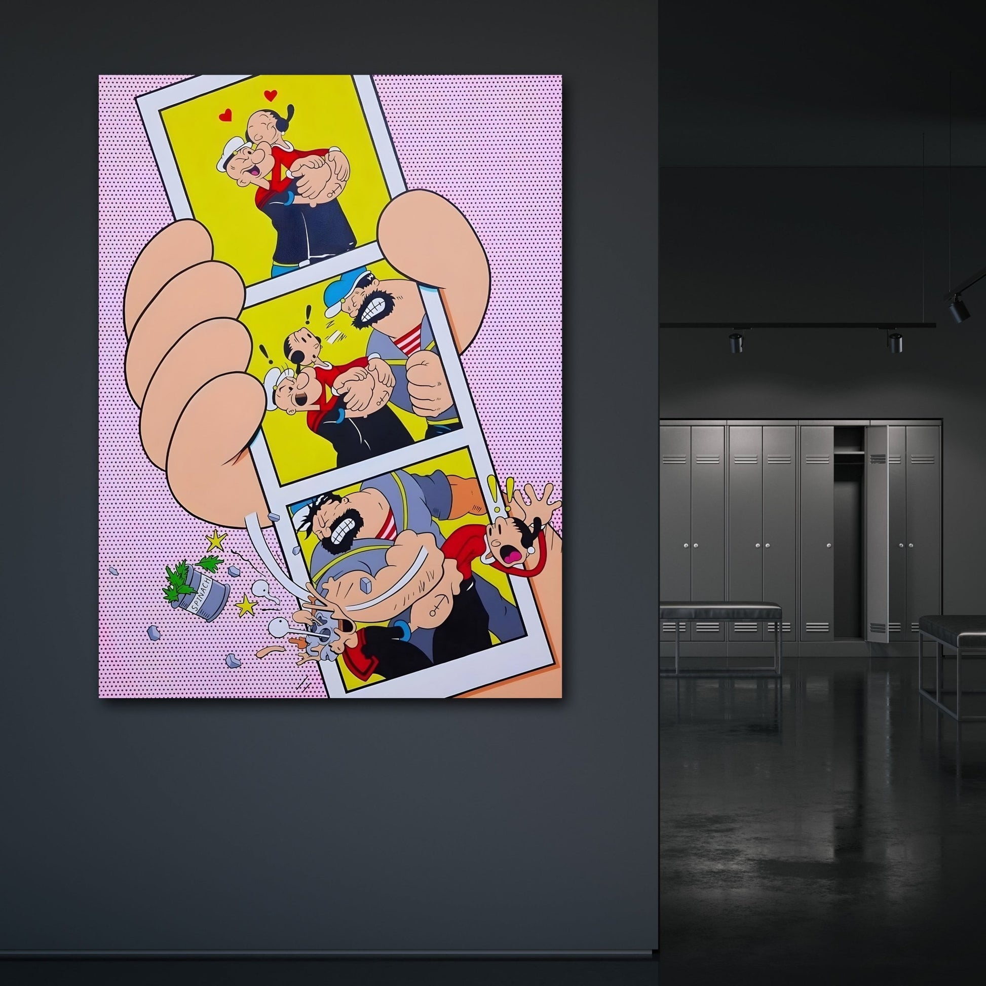 Popeye Pop Art Canvas - Luxury Art Canvas