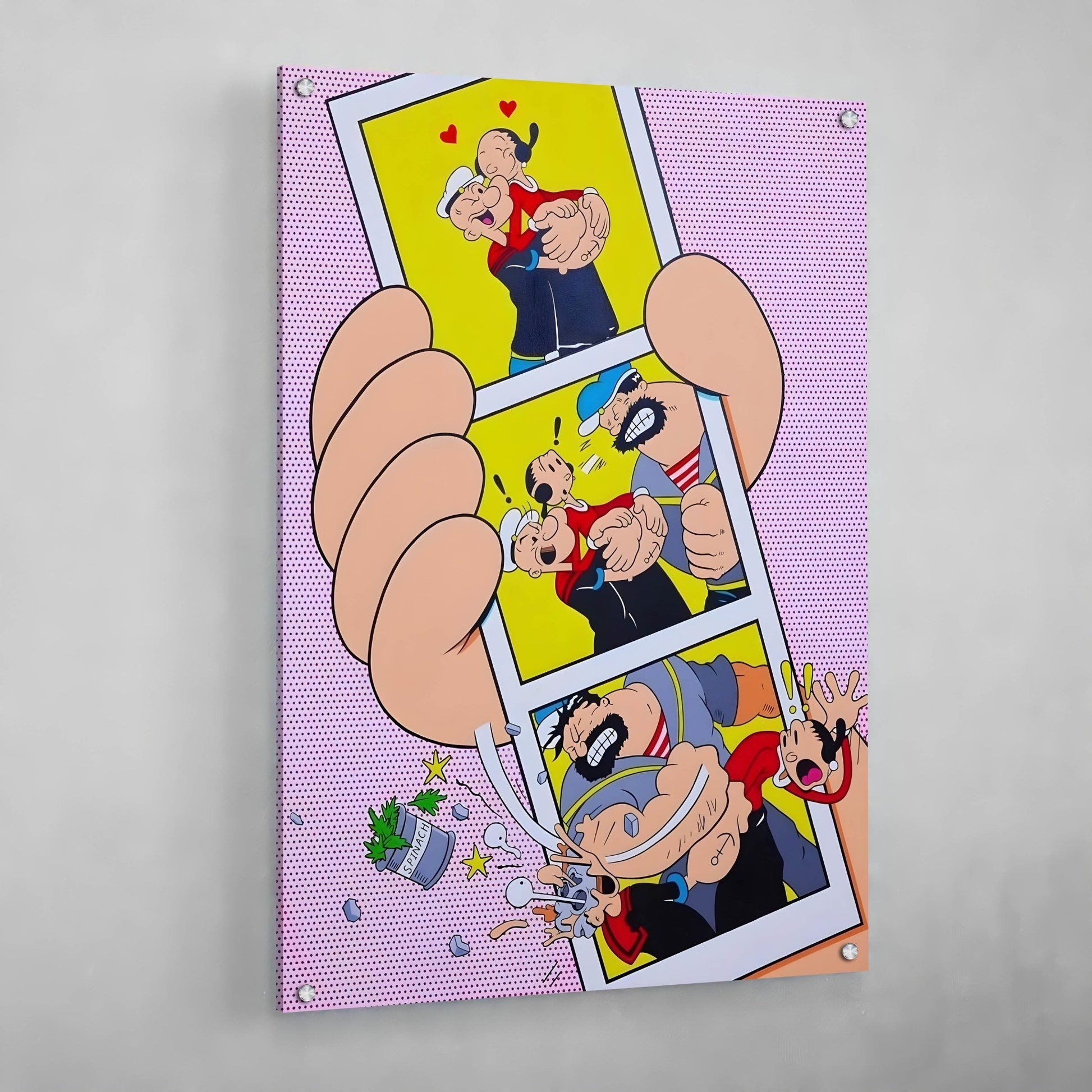 Popeye Pop Art Canvas - Luxury Art Canvas