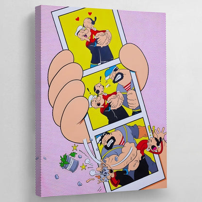 Popeye Pop Art Canvas - Luxury Art Canvas