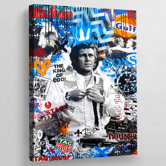 Racing Pop Art Canvas - Luxury Art Canvas