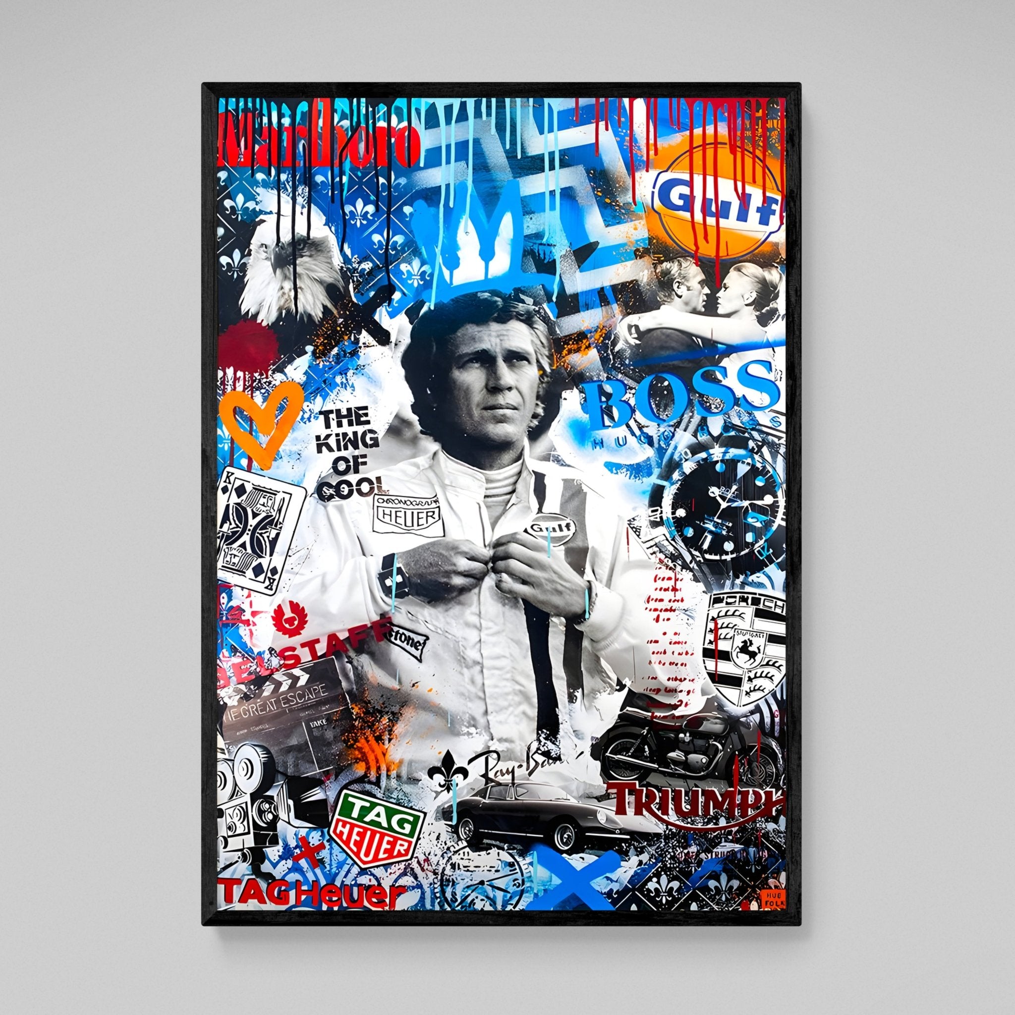 Racing Pop Art Canvas - Luxury Art Canvas