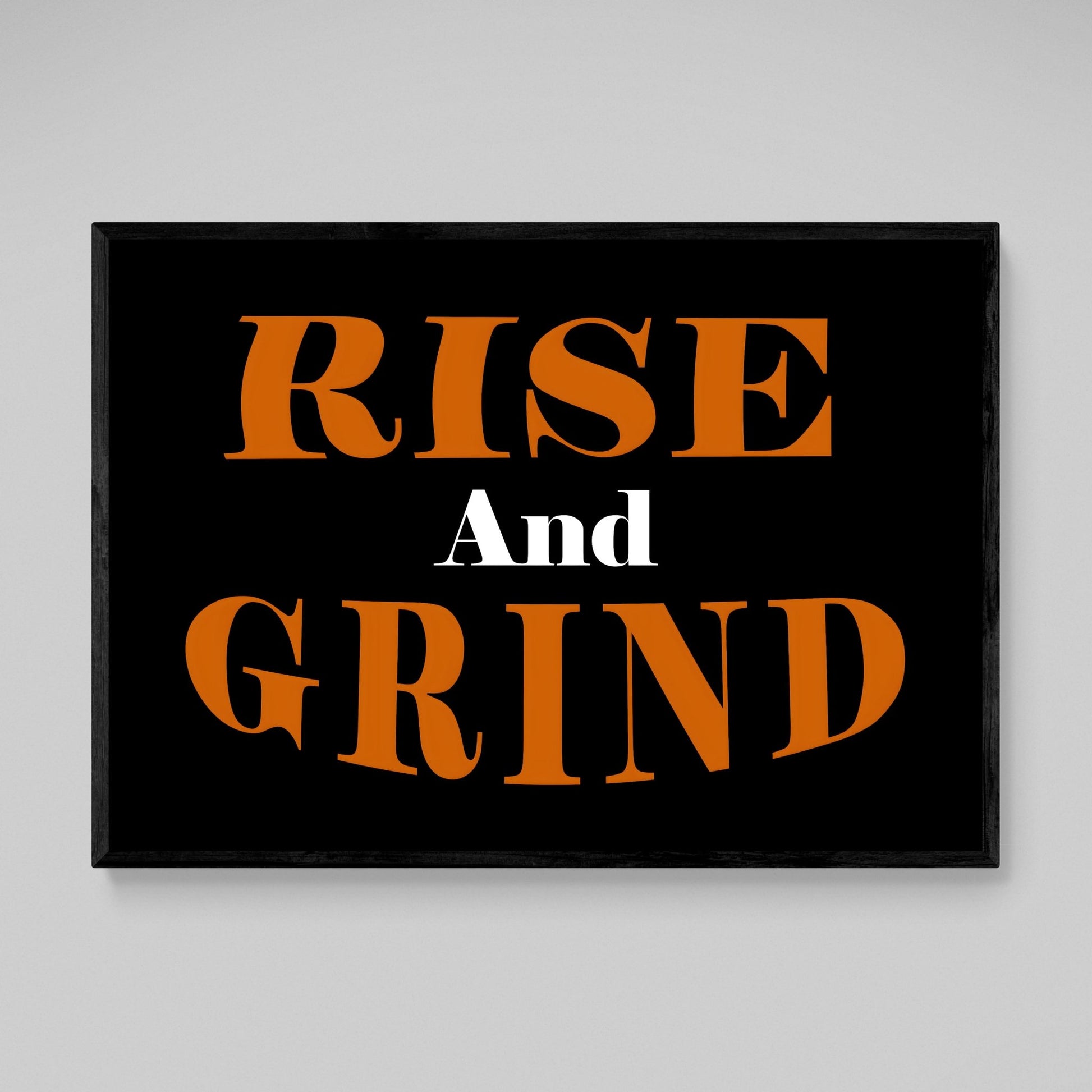 Rise and Grind Canvas - Luxury Art Canvas