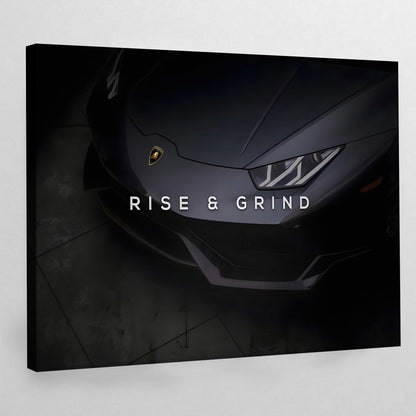 Rise and Grind Wall Art - Luxury Art Canvas