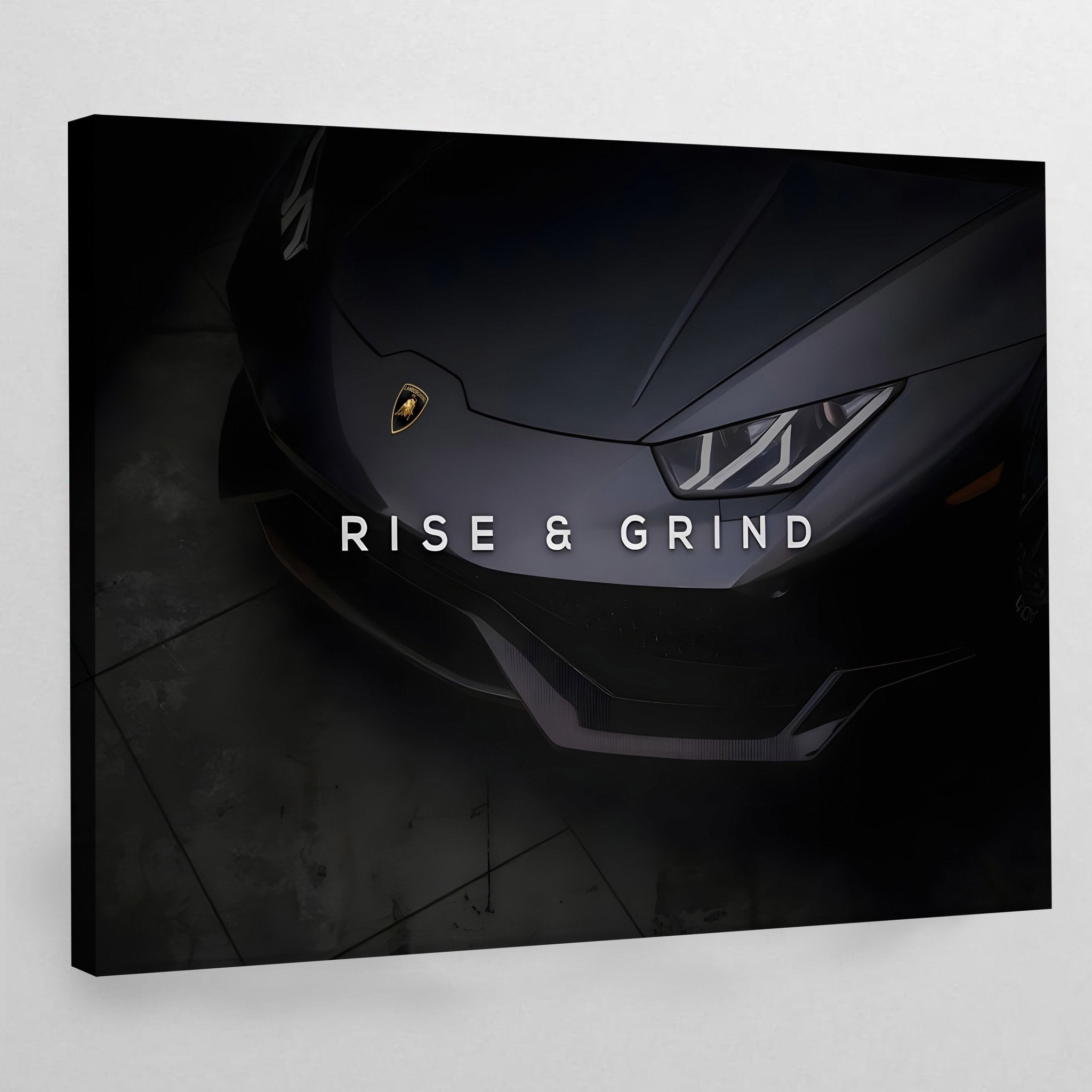 Rise and Grind Wall Art - Luxury Art Canvas
