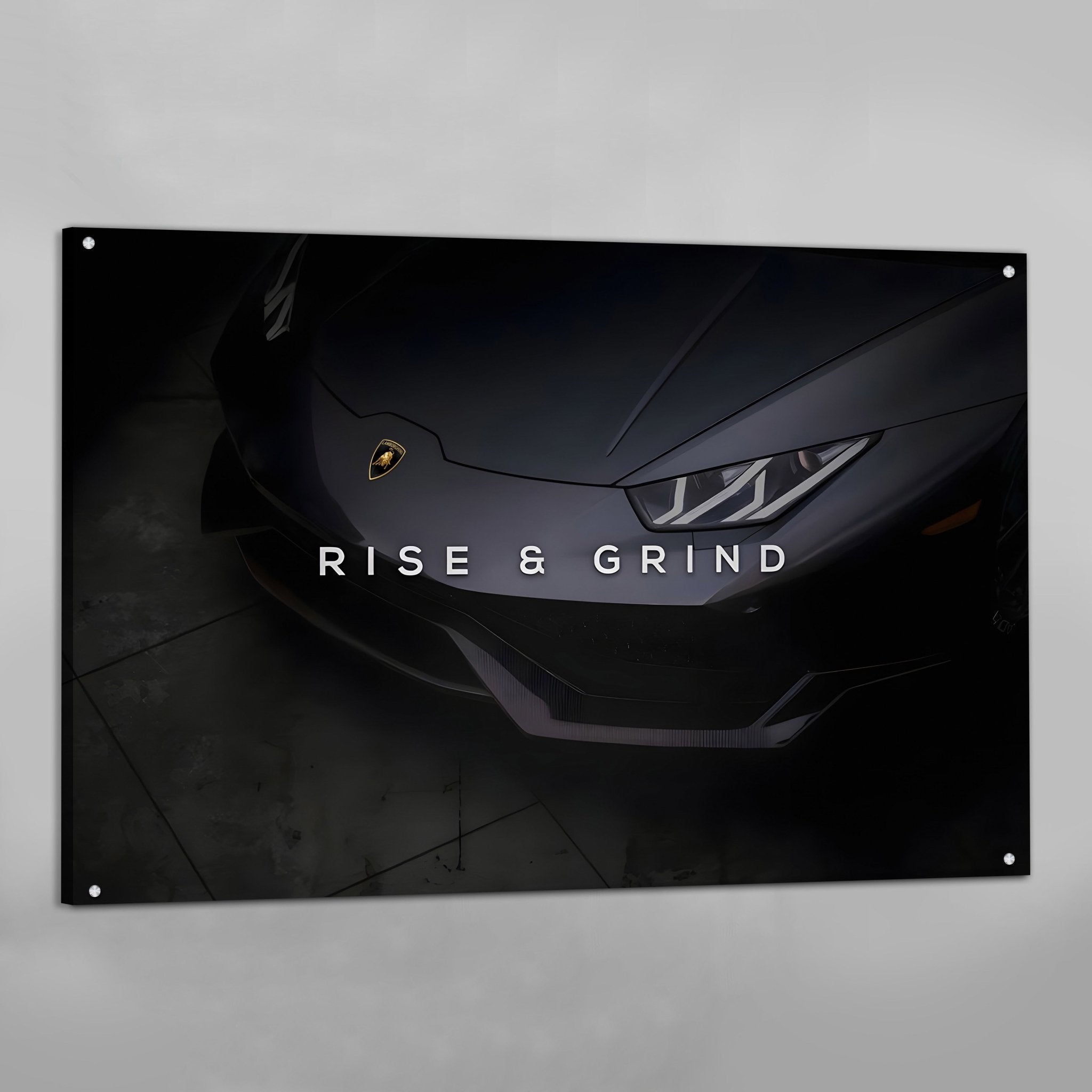 Rise and Grind Wall Art - Luxury Art Canvas