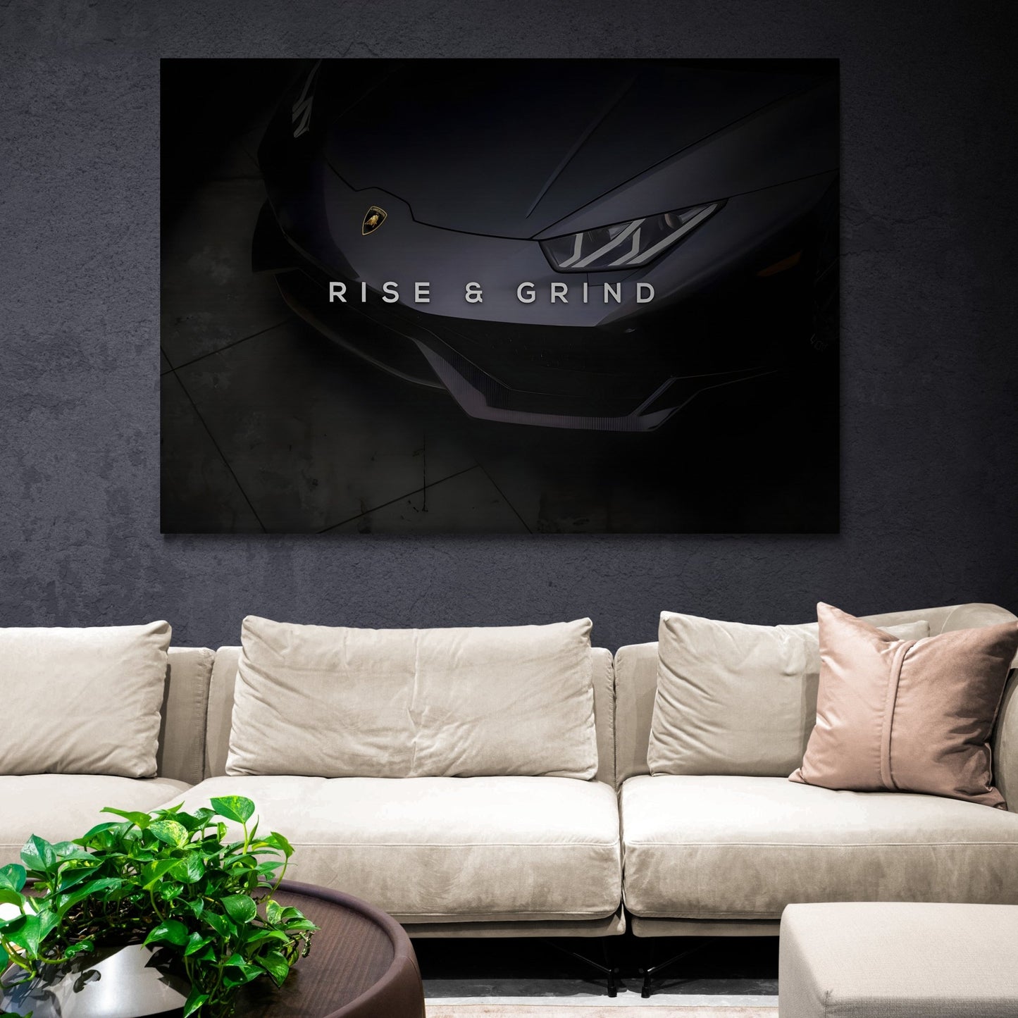 Rise and Grind Wall Art - Luxury Art Canvas