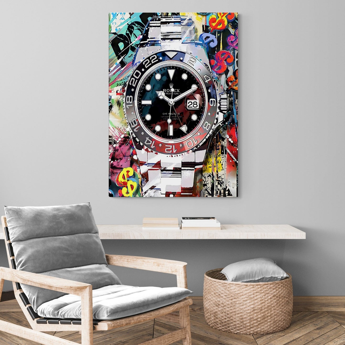 Rolex Pop Art Canvas - Luxury Art Canvas