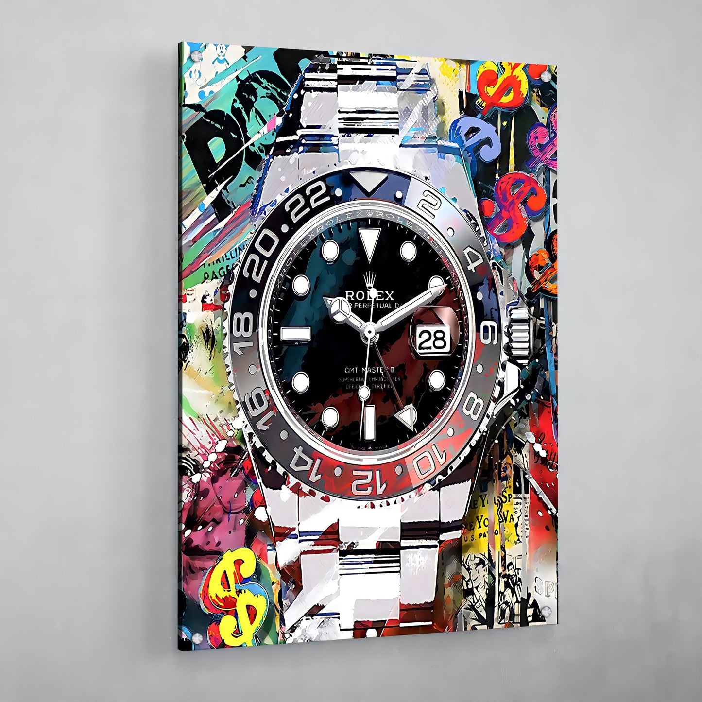 Rolex Pop Art Canvas - Luxury Art Canvas