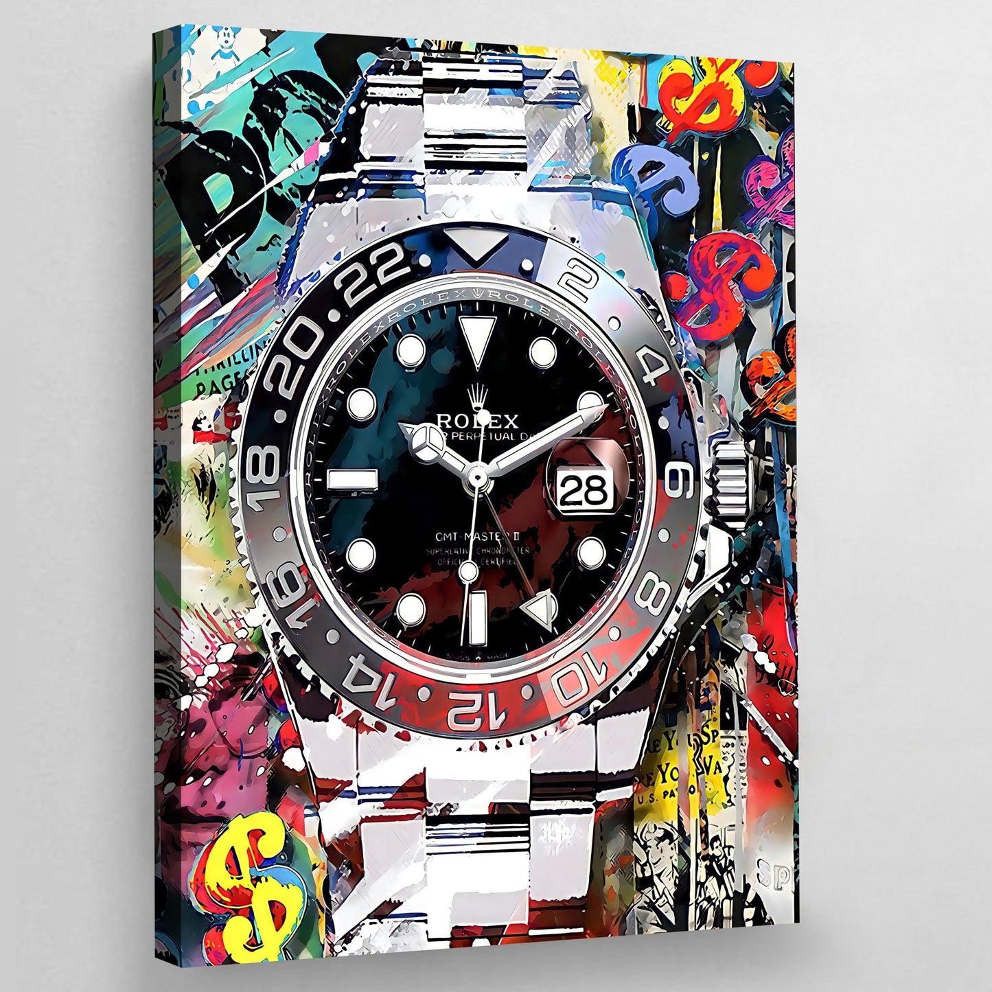 Rolex Pop Art Canvas - Luxury Art Canvas