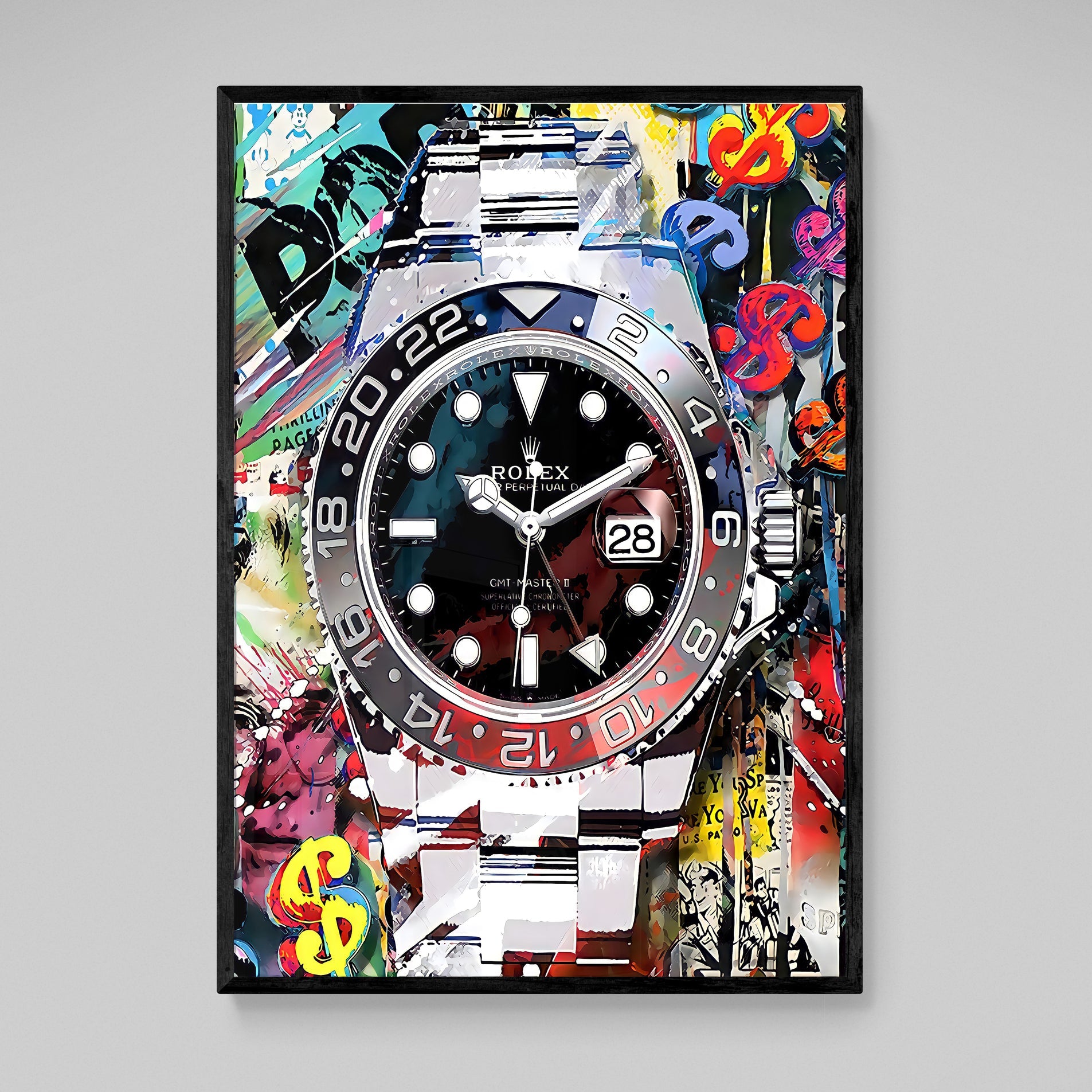 Rolex hotsell painting canvas