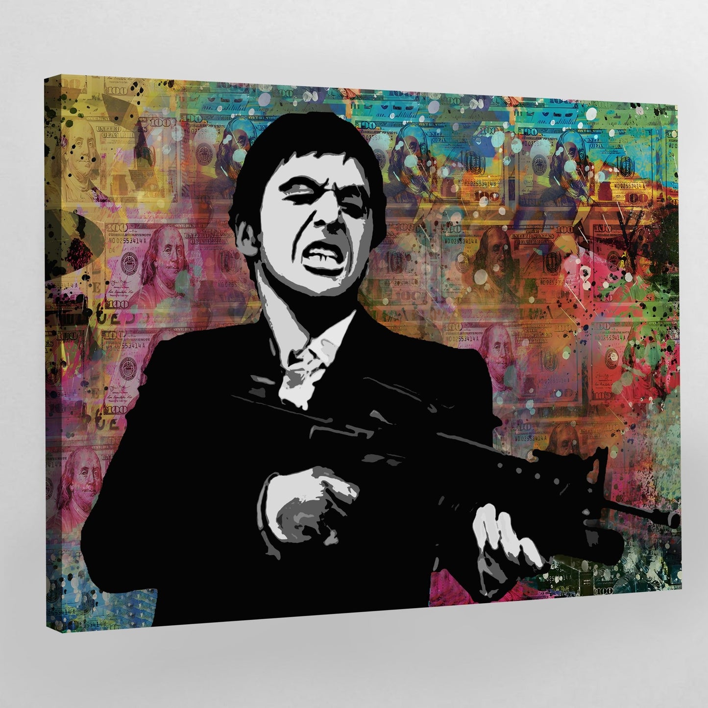 Scarface Pop Art Canvas - Luxury Art Canvas