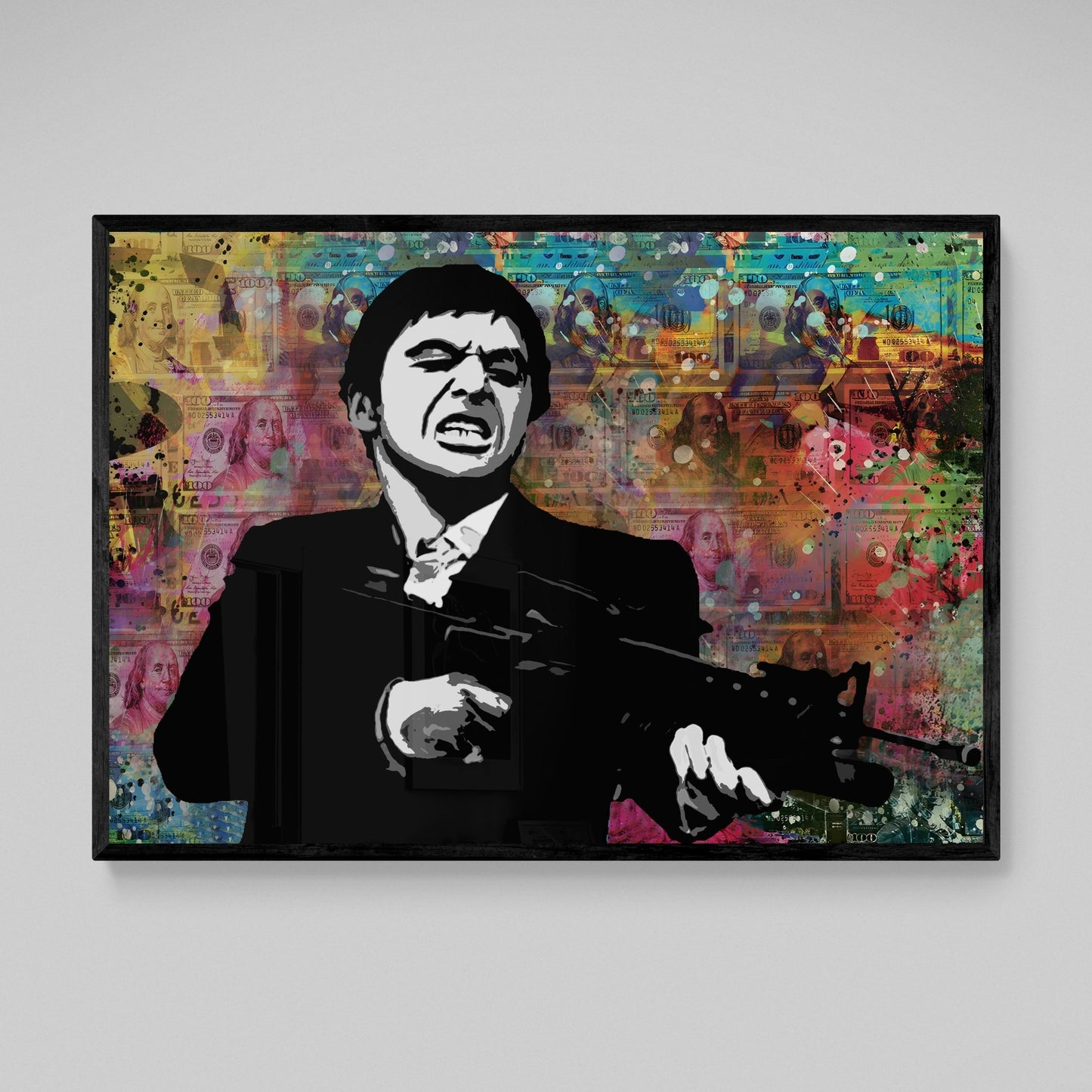 Scarface Pop Art Canvas - Luxury Art Canvas