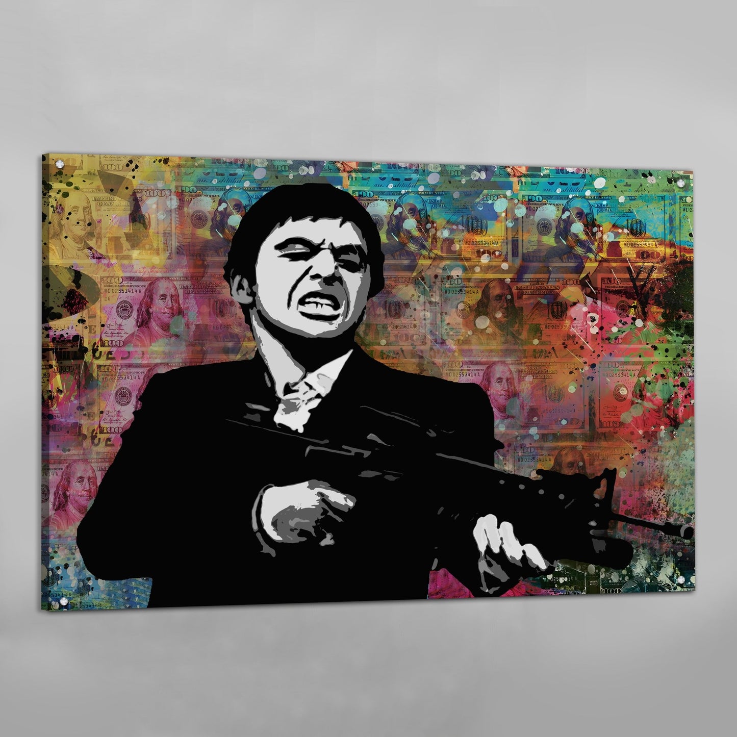 Scarface Pop Art Canvas - Luxury Art Canvas