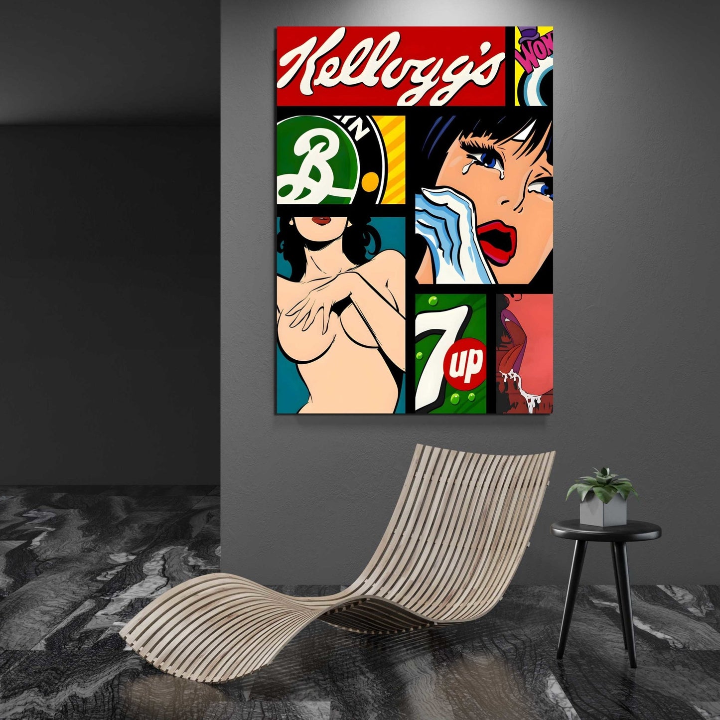 Sexy Pop Art Canvas - Luxury Art Canvas