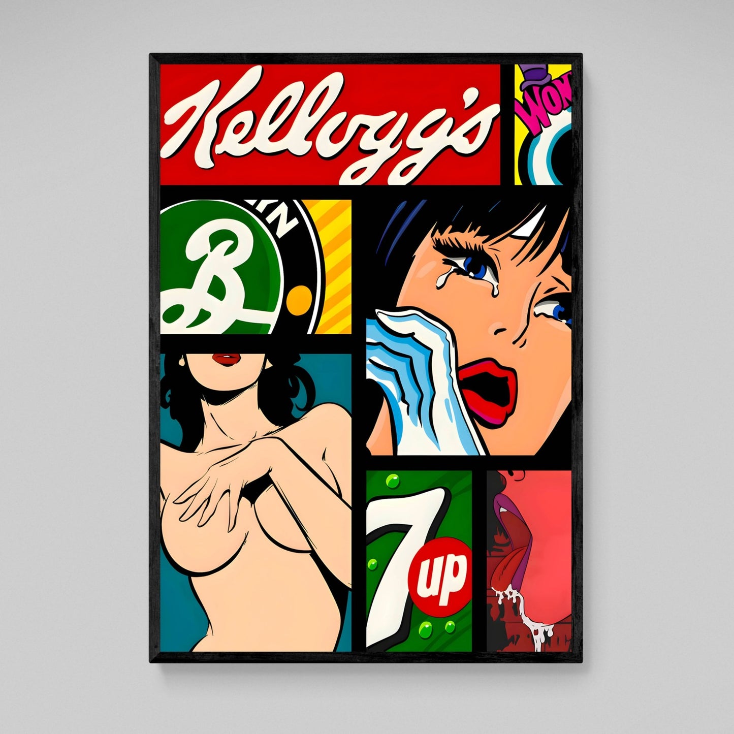 Sexy Pop Art Canvas - Luxury Art Canvas