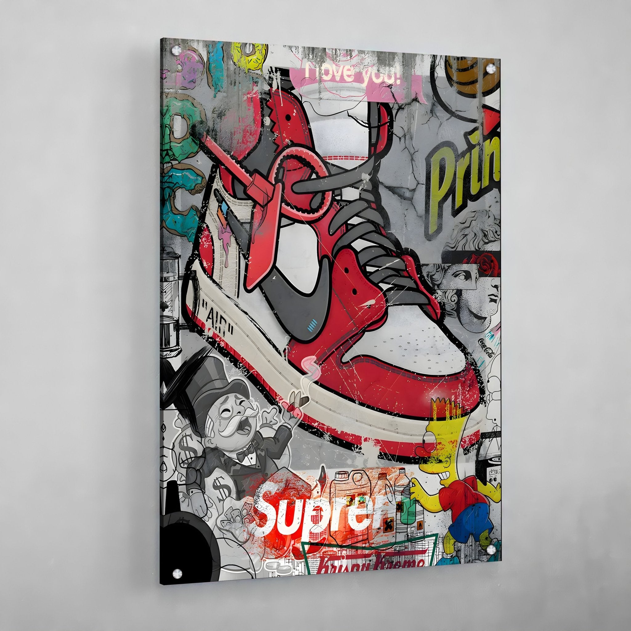 Cool sneaker art on sale