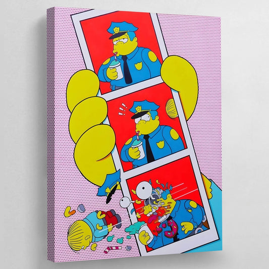 Simpson Pop Art Canvas - Luxury Art Canvas