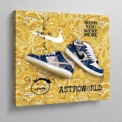 Sneaker Canvas Wall Art - Luxury Art Canvas