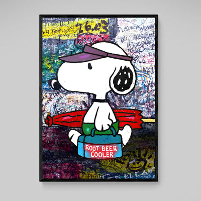 Snoop Graffiti Wall Art - Luxury Art Canvas