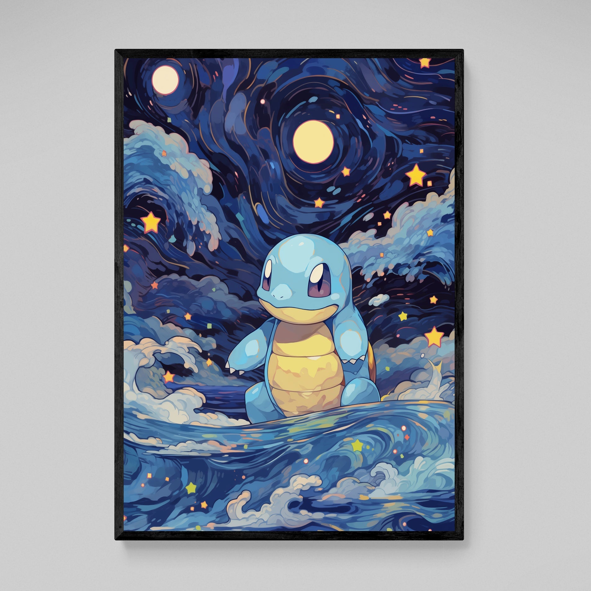 Squir Anime Wall Art - Luxury Art Canvas