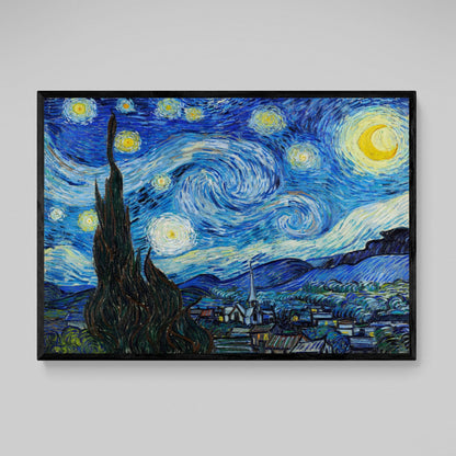 Starry Night Wall Art - Luxury Art Canvas