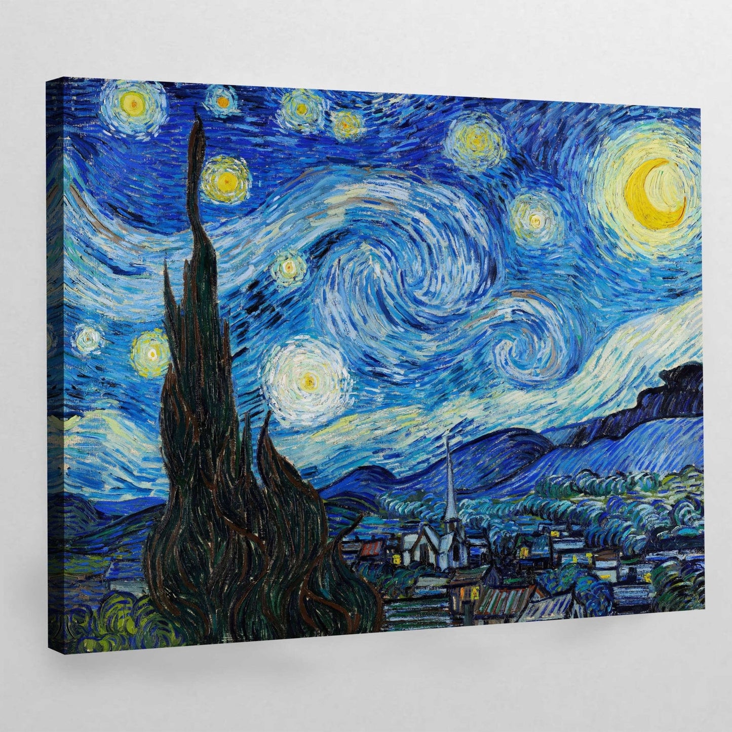 Starry Night Wall Art - Luxury Art Canvas