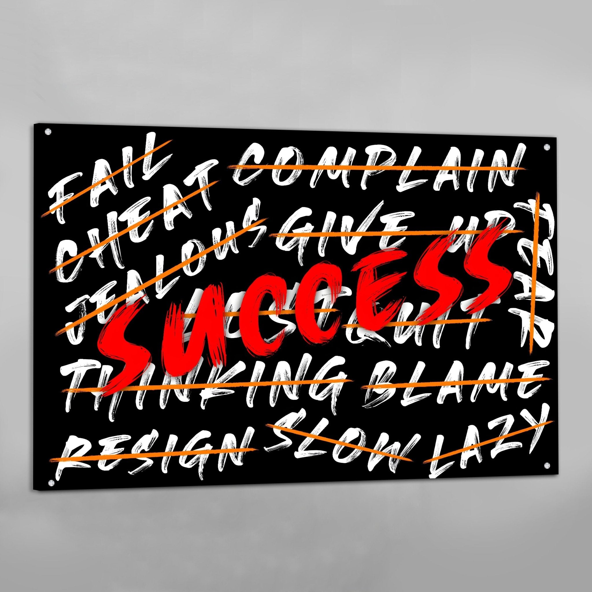 Success Canvas Wall Art - Luxury Art Canvas