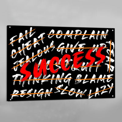 Success Canvas Wall Art - Luxury Art Canvas