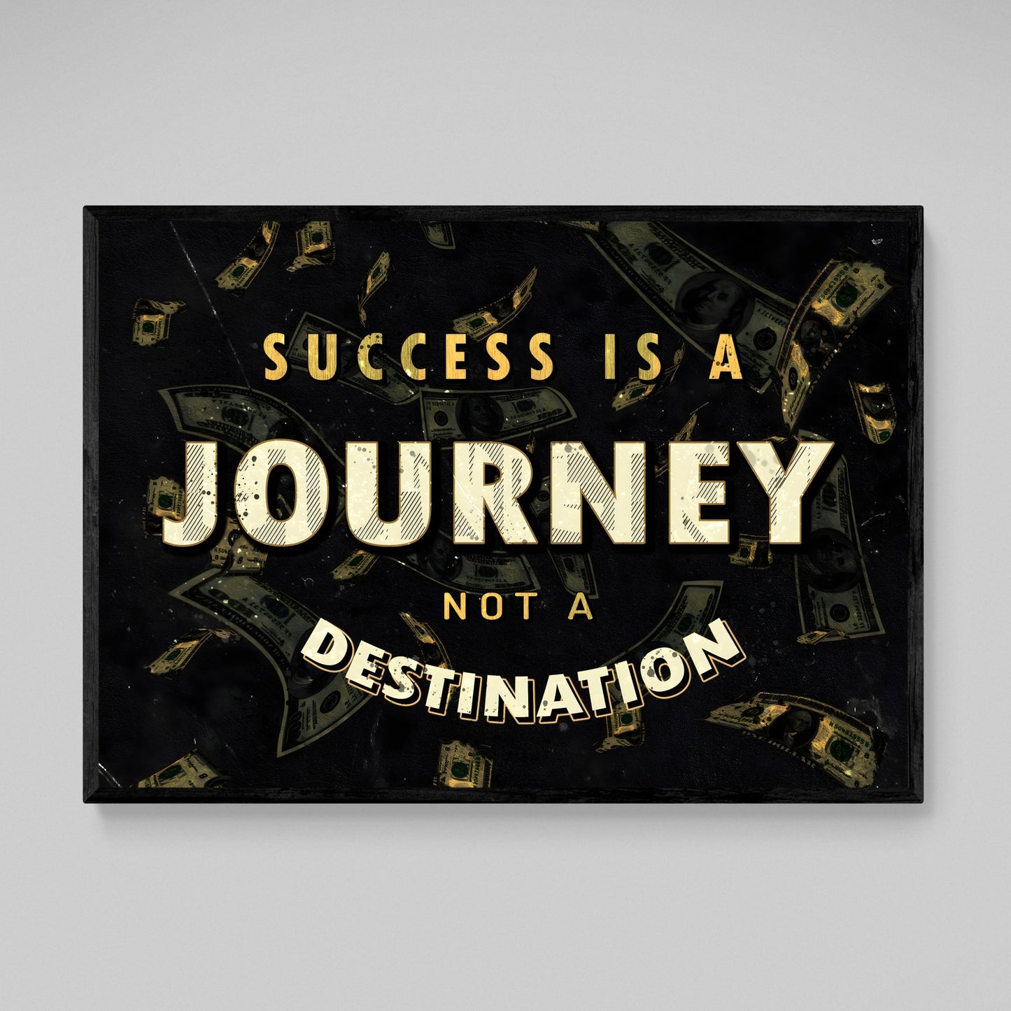 Success Is A Journey Wall Art - Luxury Art Canvas