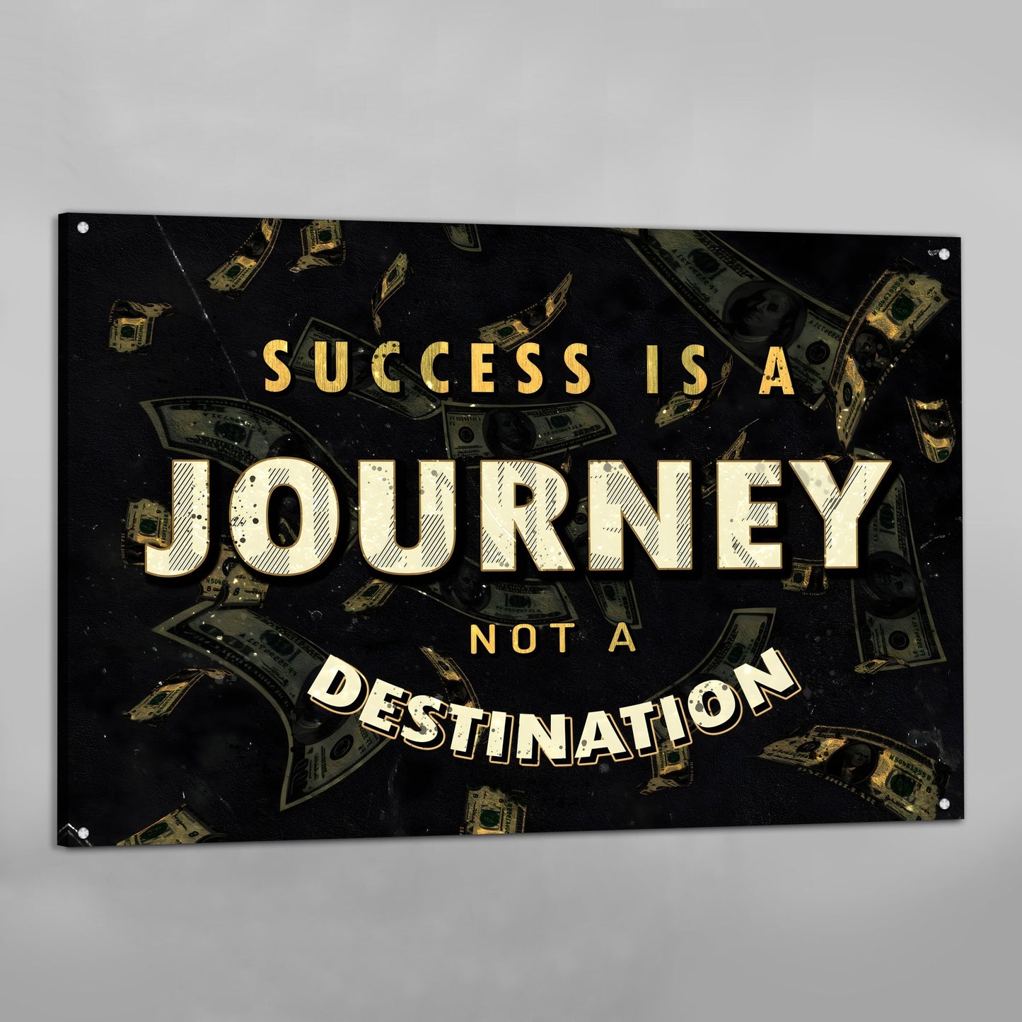 Success Is A Journey Wall Art - Luxury Art Canvas