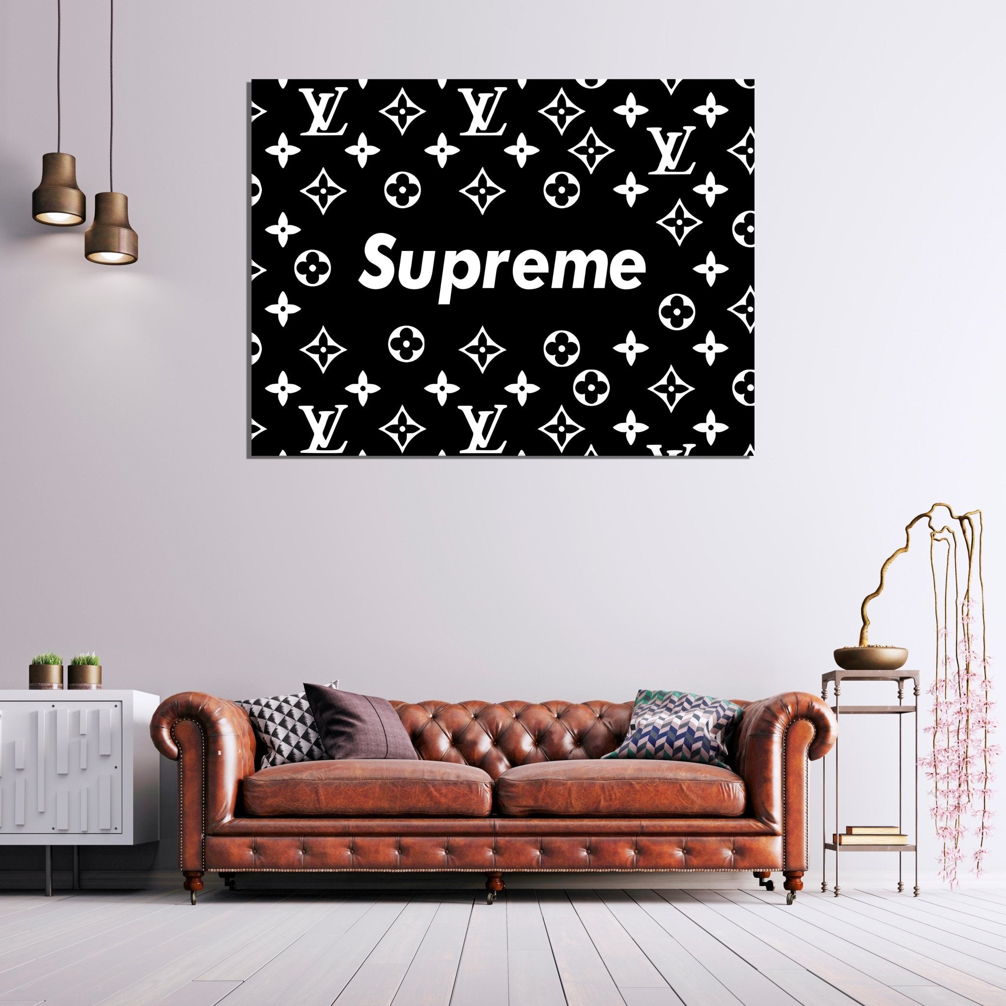 Louis vuitton supreme poster hotsell