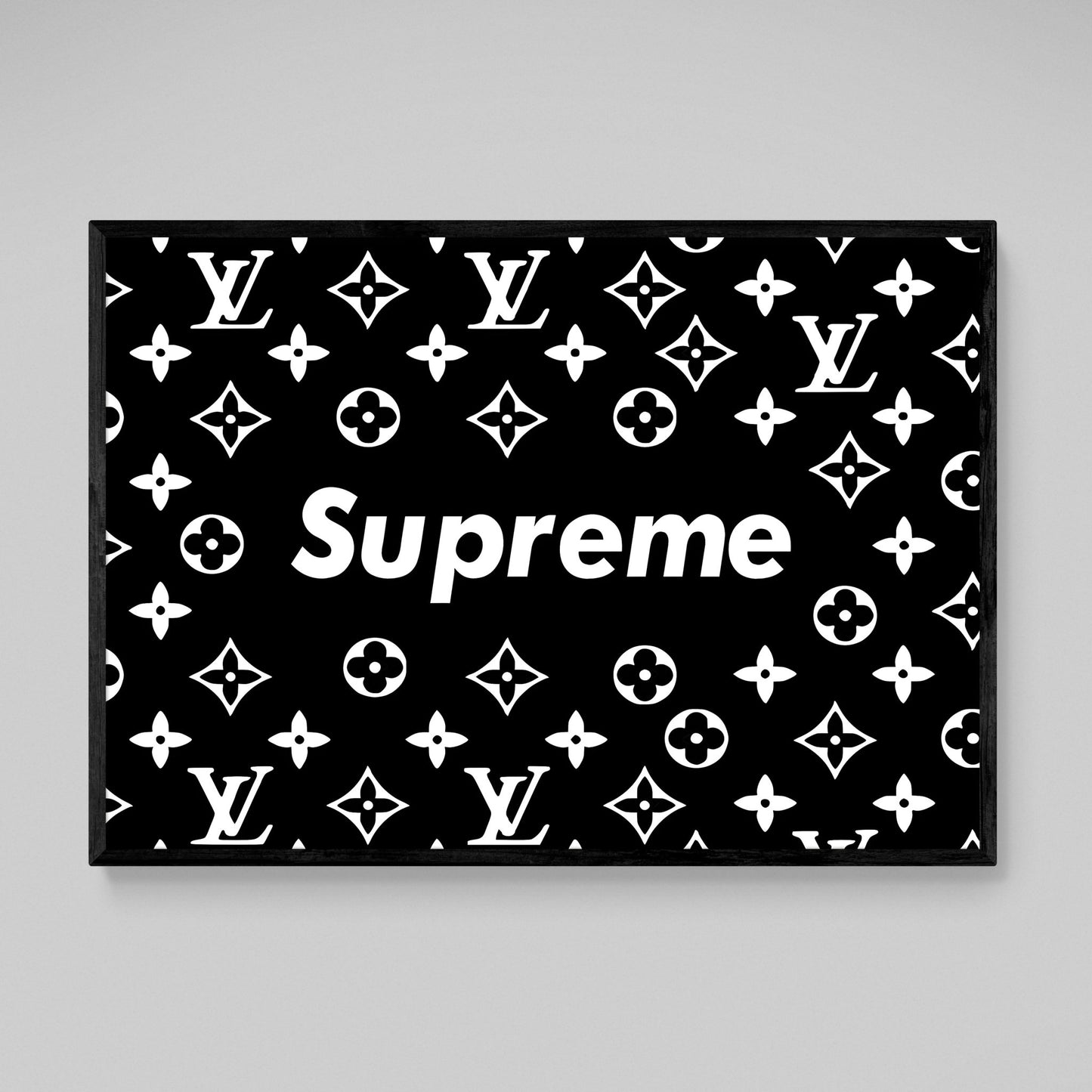 Supreme Canvas Wall Art - Luxury Art Canvas