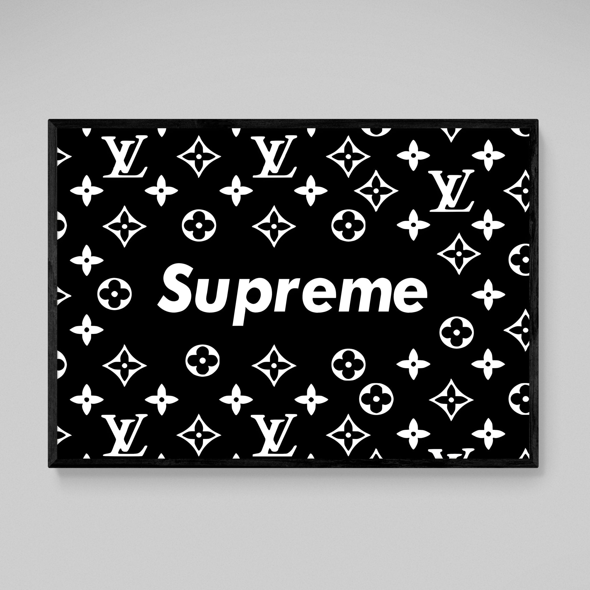 Supreme Canvas Wall Art - Luxury Art Canvas