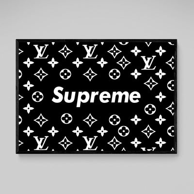 Supreme Canvas Wall Art - Luxury Art Canvas