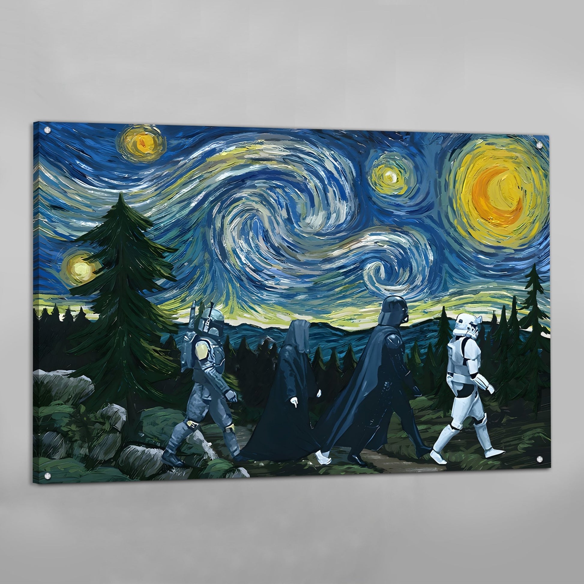 The Dark Side Van Gogh Wall Art - Luxury Art Canvas