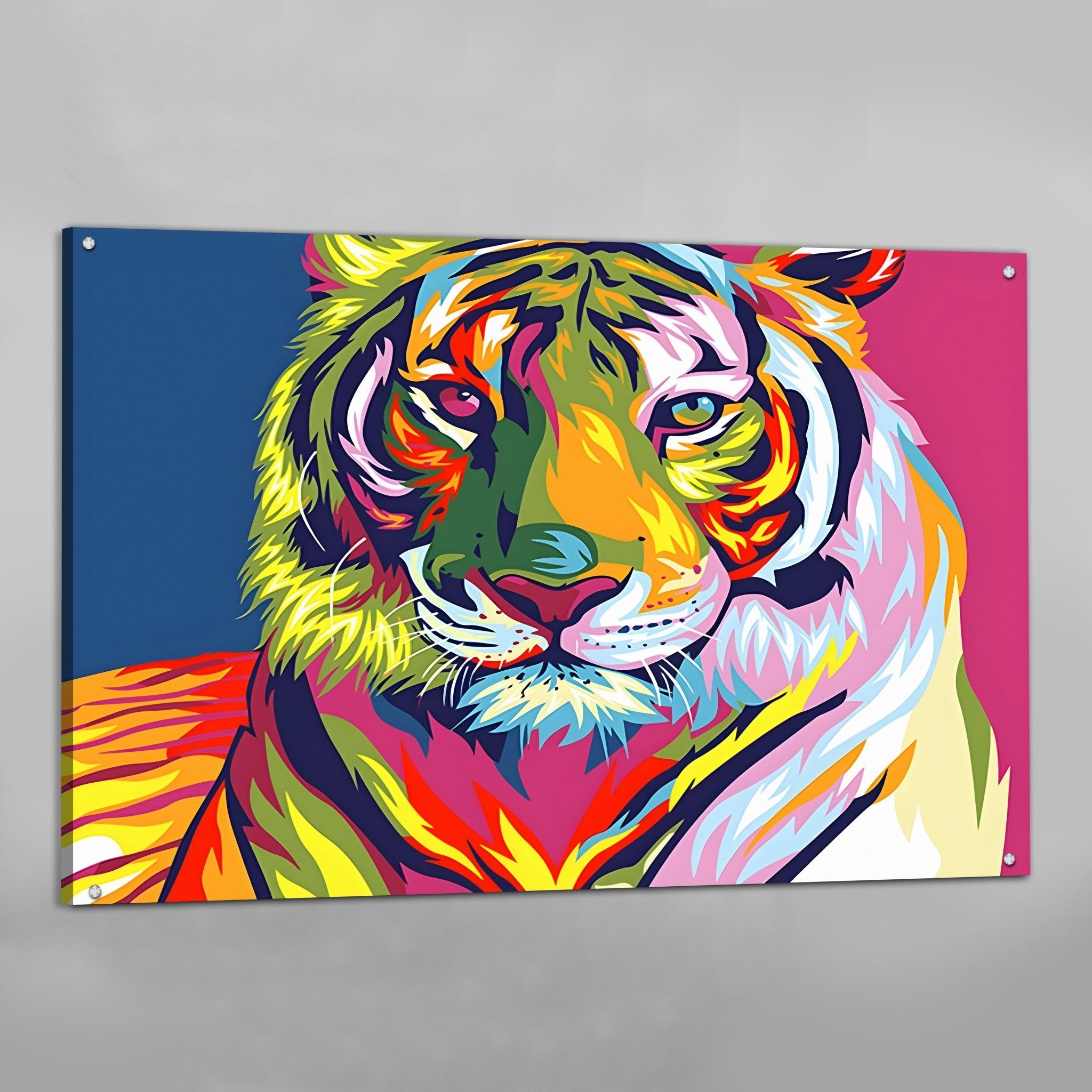 Tiger Pop Art Canvas - Luxury Art Canvas